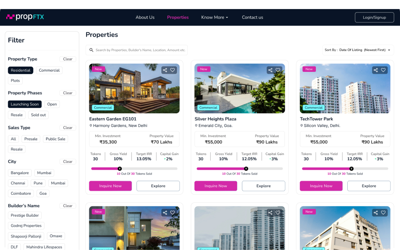 Explore Properties